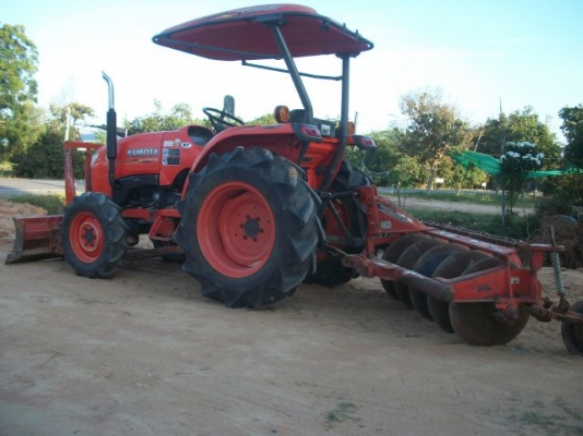ขายรถไถ KUBOTA L3608 ใบมีดดันหน้า พร้อมผานพรวน 5