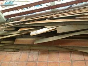 ไม้ฝ่าไม้ฝาหน้า 6 ยาว 3-5  เมตร