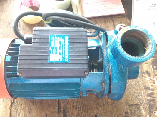 ปั็มน้ำหอยโข้งใบพัดแรงเหวี่ยง MORINO ขนาด 2 นิ้ว 2แรงม้า ใช้งานมาน้อยพร้อมใช้