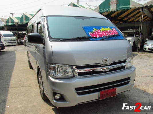 TOYOTA HIACE 2.5 D4D COMMUTER หลังคาสูง MT | 2013 |  ราคา 799,000 บาท โทร 0922726669. ตันหยงค่ะ