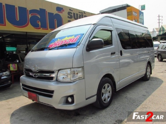 TOYOTA HIACE 2.5 D4D COMMUTER หลังคาสูง MT | 2013 |  ราคา 799,000 บาท โทร 0922726669. ตันหยงค่ะ