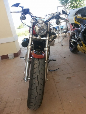 ขาย Sportster XL1200C ปี 2013 รถศูนย์ ทะเบียนแท้ ของแต่งเต็มคัน รถวิ่ง 8,xxx