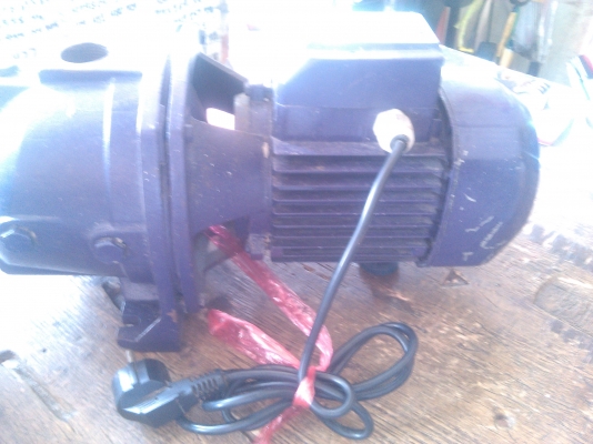 ปั็มดูดน้ำลึกแบบสองท่อมอเตอร์ขนาด 1 แรงม้า แจทคู่ส่งได้สูงถึง 45 ม.