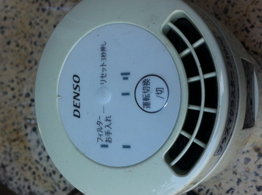 เครื่องฟองอากาศและฆ่าเชื่อโรคในรถ DENSO มีระบบ Plasmacluster มีสายเสียบในรถติดมาให้