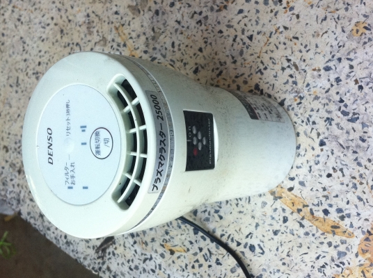 เครื่องฟองอากาศและฆ่าเชื่อโรคในรถ DENSO มีระบบ Plasmacluster มีสายเสียบในรถติดมาให้