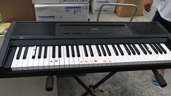 คีย์บอร์ดไฟฟ้า CASIO รุ่น CPS-130 พร้อมขาตั้งมีฝาปิดกันฝุ่นใช้งานเสียงดี ขนาดมาตฐาน