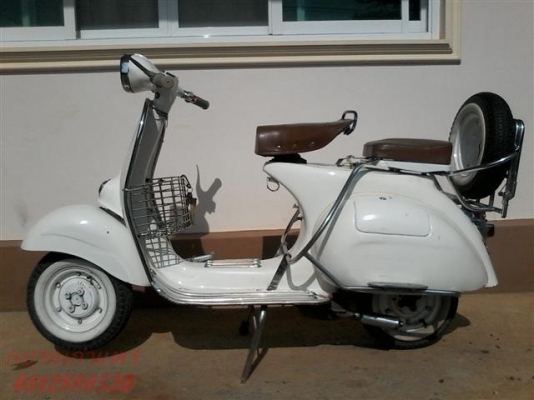 ขายเวสป้า 64 เอกสารใบอินวอยเครื่องดีออกทริปได้เลยรายละเอียดต่างๆสอบถามมาครับ ขาย 38000 บาท