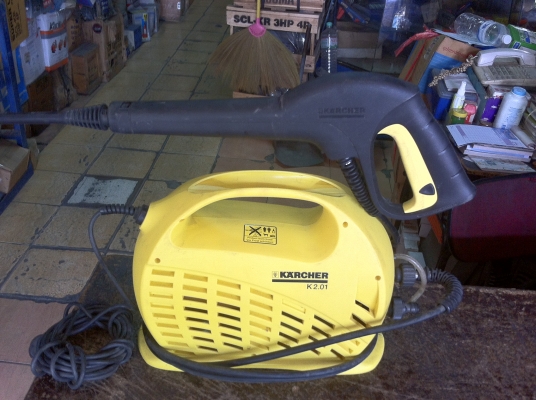 ปั็มฉีดน้ำแรงดันสูง KARCHER ของเยรมัน พร้อมสายและปืนฉีดล่าง