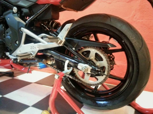 T&amp;T BIKE RAMA2 จัดให้ถูกๆเพียง 139000 ฿KAWASAKI ER6N ปี2010 ABS วิ่ง14000โล ภาษี พรบ.หมด2558 ท่อ BIZOMO เสียงดุดันยางหน้าหลังใหม่