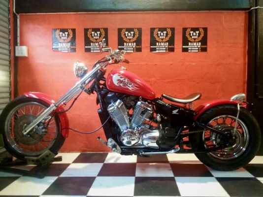 T&amp;T BIKE RAMA2 ใครโดนมาจัด 69500 ฿HONDA STEED400 สภาพแต่งเทพ สวยจิงๆ อินวอย สรรพสามิต แท้