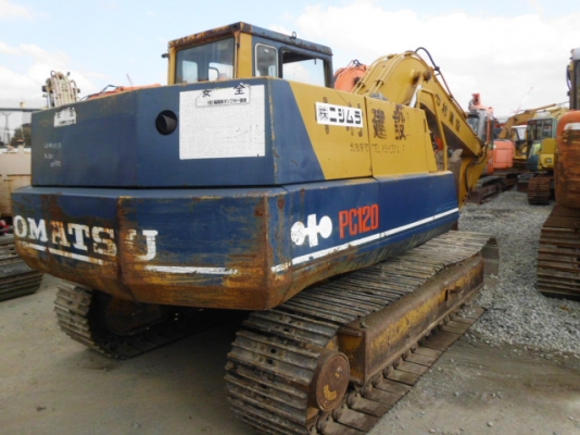 รถขุด Komatsu PC120-3 #23952 สต็อกเราที่ญี่ปุ่น สนใจโทร. 080-6565422 (หนิง)