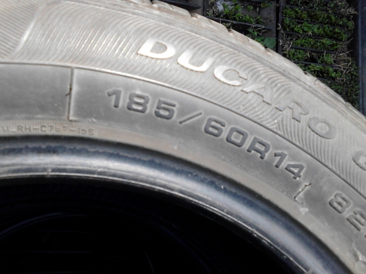 185/60R14  GOODYEAR DUCARO  ชุด 4 เส้น TEL.081-427-3941