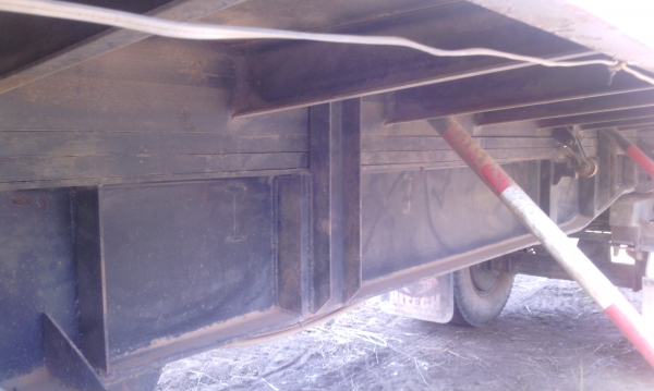 ลูกพ่วง 2 เพลา ดัมพ์ กระบะเหล็ก ยาว 6 เมตร ปี 02