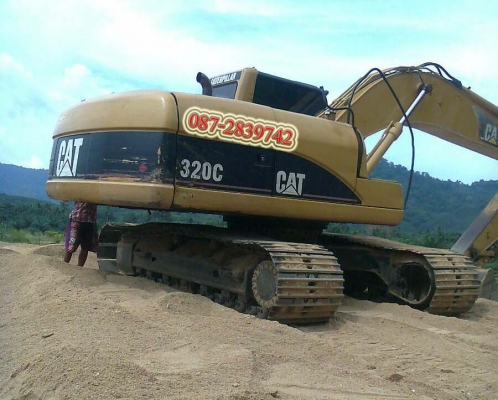 ขาย รถแบคโฮ CAT 320C เล่มทะเบียน 1,17xx ชม.