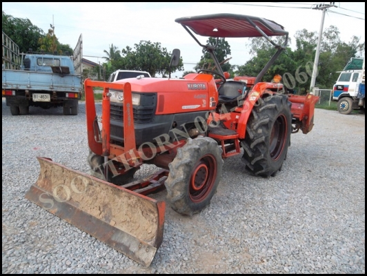 ขายด่วน KUBOTA L4508 4WD 2 เพลา 45แรง พร้อมใบมีดดันหน้า+โรตาลี่ ตราช้าง รถสวยใช้น้อย พร้อมใช้งานได้ทันที ราคาสุดคุ้ม