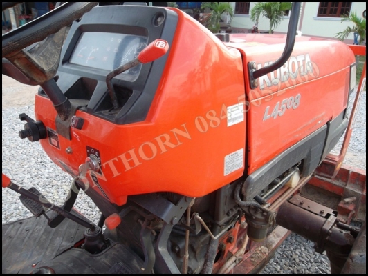 ขายด่วน KUBOTA L4508 4WD 2 เพลา 45แรง พร้อมใบมีดดันหน้า+โรตาลี่ ตราช้าง รถสวยใช้น้อย พร้อมใช้งานได้ทันที ราคาสุดคุ้ม