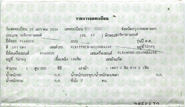 Vespa Cosa ทะเบียน+โอน ไม่ขาดต่อ ลดราคาเอาไปขี่กัน Vespa Cosa ทะเบียน+โอน ไม่ขาดต่อ ลดราคาเอาไปขี่กัน