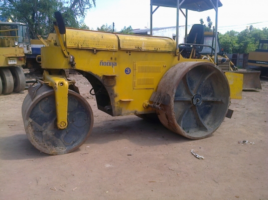 ขายรถบดล้อเหล็กSAKAI 3ล้อเหล็กเครื่องAD120 รถพร้อมใช้