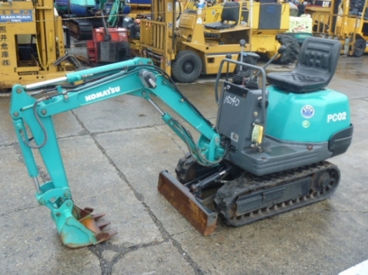 ขายด่วน Komatsu PC02-1A  นำเข้าเองจากญี่ปุ่นยังไม่เคยใช้งานในไทย สภาพสวย  เล็กกะทัดรัด น่าใช้มาก ๆ
