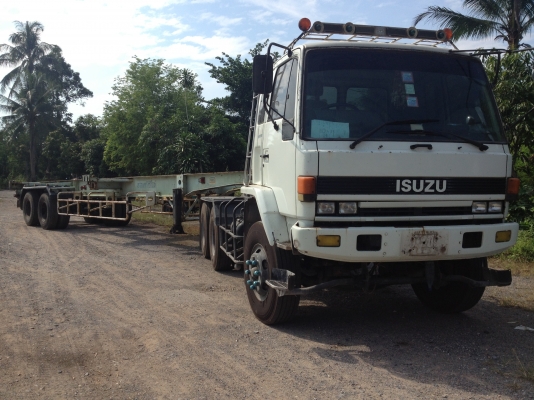 ขาย Isuzu Rocky 10ล้อ2เพลาหัวลาก 240แรง 6SD1 พร้อมหาง12เมตร PANUS 2เพลา