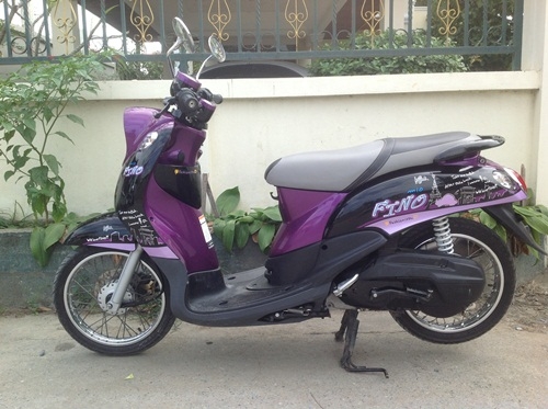 ขายnew-finoสีม่วงดำรถปี2555 ขายnew-finoสีม่วงดำรถปี2555