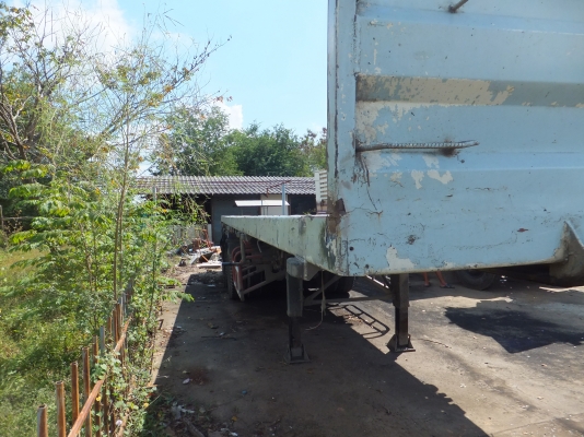หัวลาก 10 ล้อ Isuzu Rock 240 หัวฟ้า+หางพื้นเรียบ ยาว10.5M 3คาน