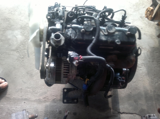 ขายเครื่อง 3 สูบเก่าญี่ปุ่นยี่ห้อมิตซูบิชิ รุ่น L3A ขนาด 15 แรงม้าสภาพสวย