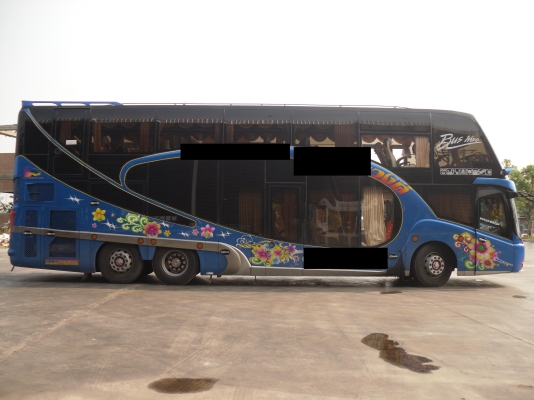 ขายรถบัสสองชั้นปรับอากาศสภาพพร้อมใช้งานมี 5 คัน ทะเบียนพร้อม