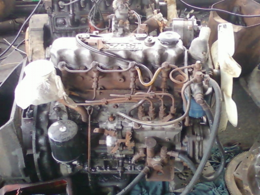 ขายเครื่อง ISUZU c240 ปั้มแถว ใส่รถโฟคลิฟ