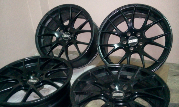 แม็กซ์ BBS แท้ เยอรมัน  ขอบ19 5รู120 >>หน้า8ครึ่ง ET35 / หลัง9 ET32