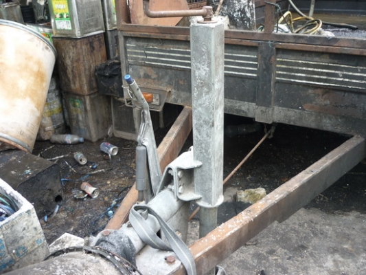 รถพ่วงเทรลเลอร์ สำหรับติดท้ายกระบะ เพิ่มพื้นที่บรรทุก รุ่น 4ล้อ มีทะเบียน .ชุดเบรคตามคันหน้า