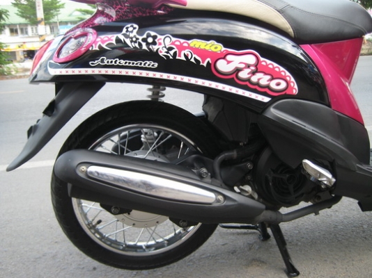 FINO สีชมพู-ดำ เครื่องเดิมเงียบมาก ราคาถูกสวยสุด