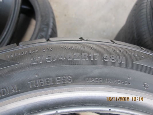 ยางสำหรับขาซิ่ง  275-40-17    081-2862405 วุธ