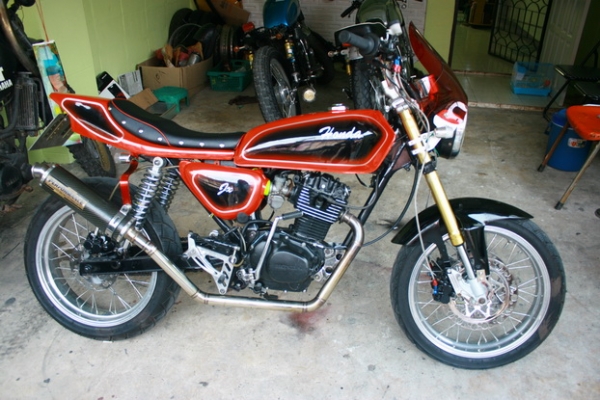 honda jx200cc custom japan เเต่งเต็ม ทะเบียนเเท้พร้อมโอน