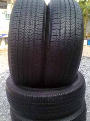 ขายยาง บริสโตร์ ดูเลอ ขนาด 265/65R17 ยางปี 11 สวยๆ 1 ชุด
