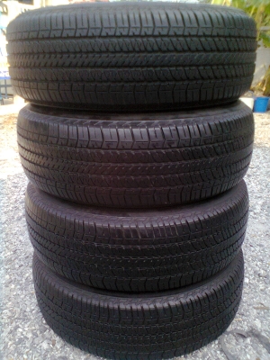 ขายยาง บริสโตร์ ดูเลอ ขนาด 265/65R17 ยางปี 11 สวยๆ 1 ชุด