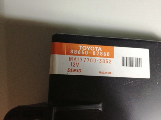 กล่องควบคุมแอร์ Toyota altis dual 1.8 at