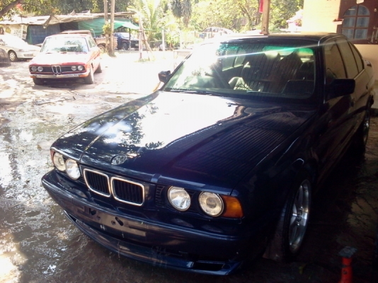 BMW E34 520i เครื่อง 1jz แก็สหัวฉีด  สีสวย ขายถูก พร้อมโอน