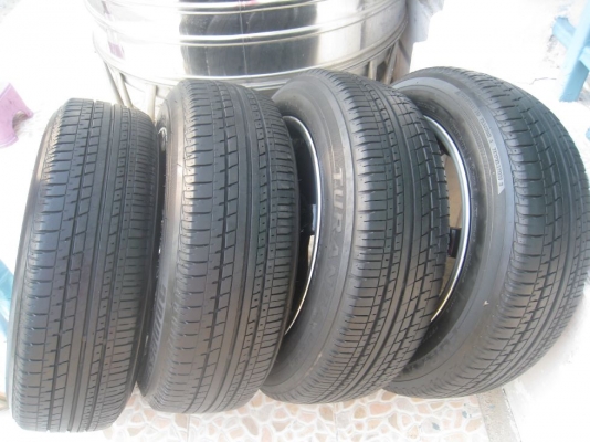 ขายล้อแม็ก Volk racing GTC 15'x6.5" 4 รู 100/114 +ยาง(81-3747940)