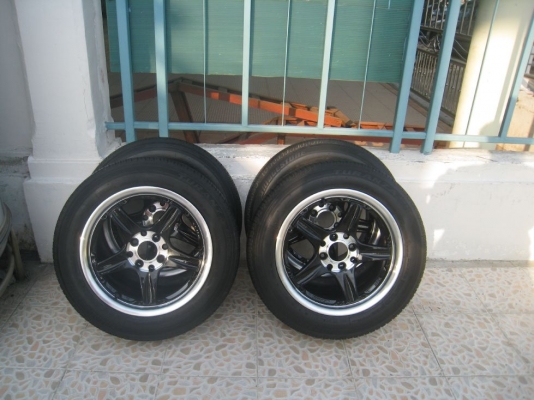 ขายล้อแม็ก Volk racing GTC 15'x6.5" 4 รู 100/114 +ยาง(81-3747940)