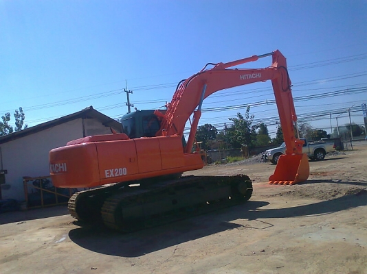 ขายด่วน!..รถแบคโฮ HITACHI EX200-3 รถสวย เก่าญี่ปุ่น ปรับสภาพพร้อมใช้งานในไทย.