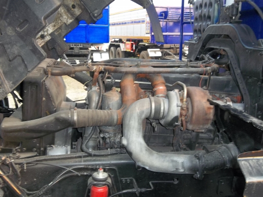 ขายสิบล้อดั้มพ่วงแม่ลูกISUZU DECA 320เทอร์โบลูกพ่วงสามเเพลาต่อใหม่