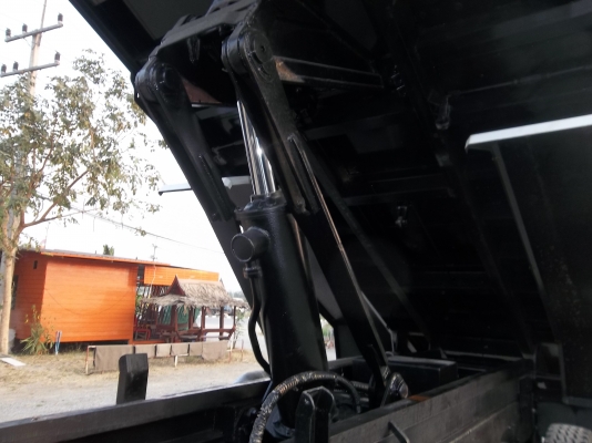 ขายสิบล้อดั้มพ่วงแม่ลูกISUZU DECA 320เทอร์โบลูกพ่วงสามเเพลาต่อใหม่