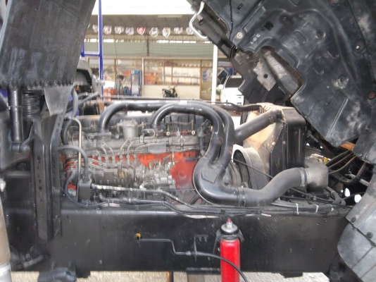 ขายสิบล้อดั้มพ่วงแม่ลูกISUZU DECA 320เทอร์โบลูกพ่วงสามเเพลาต่อใหม่