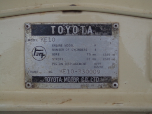 ขาย TOYOTA CORORA รุ่น KE - 10 ปี11 สภาพเดิม ๆ ขาย TOYOTA CORORA รุ่น KE - 10 ปี11 สภาพเดิม ๆ