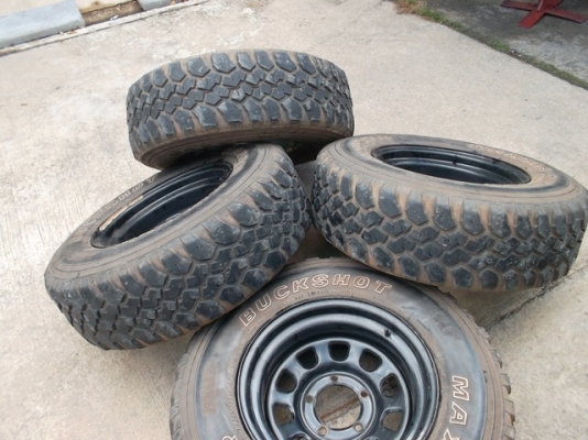 ขายยางพร้อมล้อกระทะ