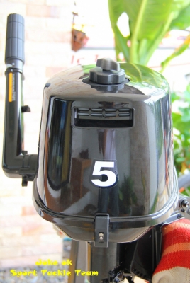 เครื่องเรือYamabisi 5แรง 2จังหวะ ของใหม่ มีถังน้ำมันในตัว