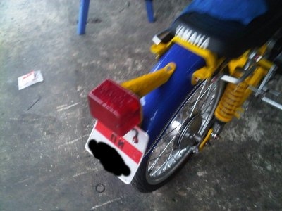 ขาย ขาไฟท้าย DT100 (แปลงใส่ RXK RXS รึตามต้องการครับ)