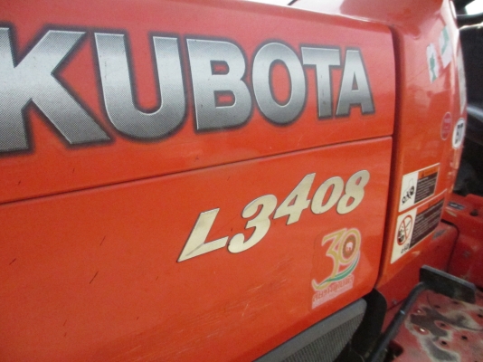 มาแล้ว KUBOTA L3408 ตามสภาพ  เครื่องแห้ง เดิมๆ ติดใบมีด ใหม่ให้ไปเลย พร้อม ผาน ตราช้าง 1 ตัว