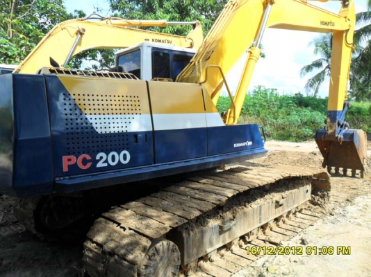 Komatsu PC200-5 เก็บใหม่ สภาพเต็มพร้อมใช้ เอกสาร Inv